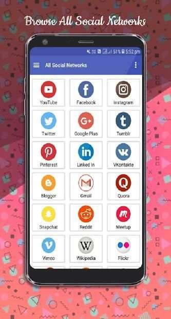 All Social Networks - Smart & Fast screenshot 2