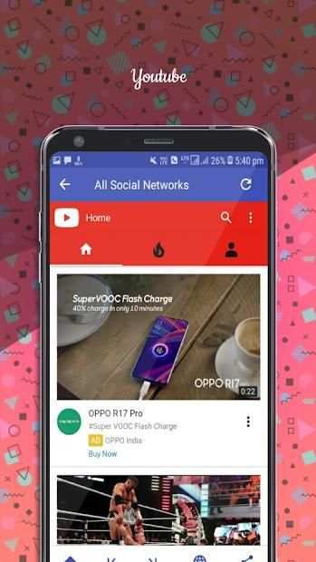 All Social Networks - Smart & Fast screenshot 1