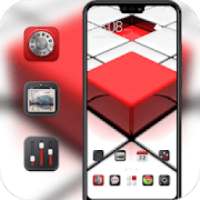 Abstract 3d Changeable square theme आइकन