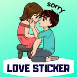 Couple Love and Romance Sticker WAStickerApps