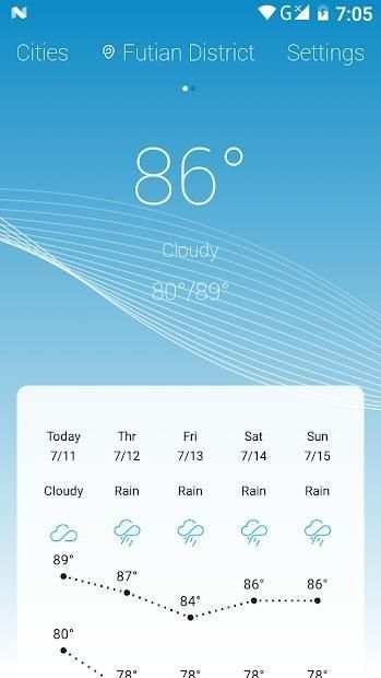 IWeather screenshot 1