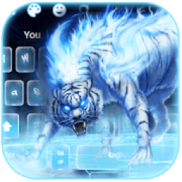ikon Fantasy Flaming Tiger Keyboard