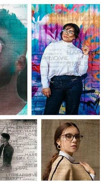 Telegraph : Typography Photo Effect Editor स्क्रीनशॉट 1