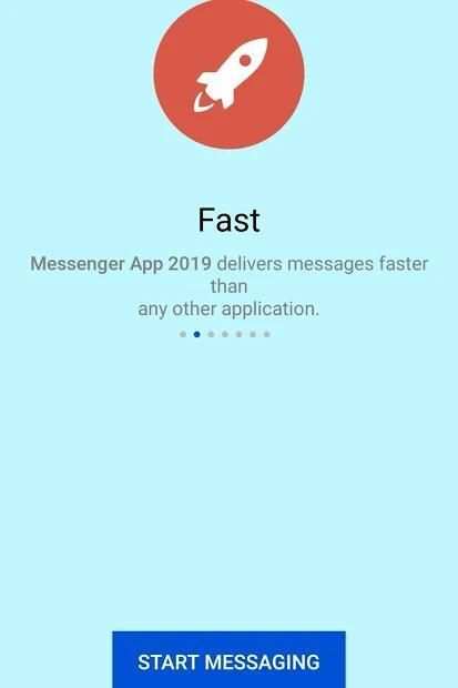 Messenger App 2019 screenshot 1
