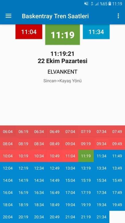 Başkentray Tren Saatleri screenshot 3