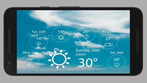 Amazing weather screenshot 1