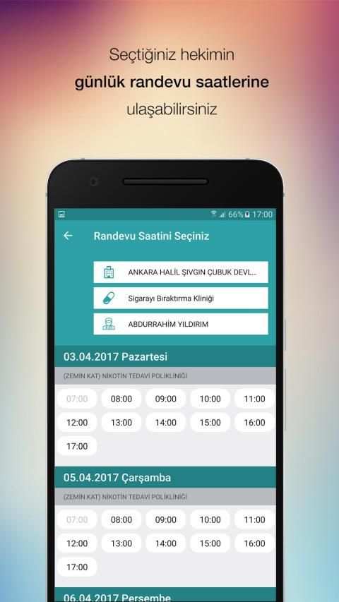 MHRS Mobil स्क्रीनशॉट 1