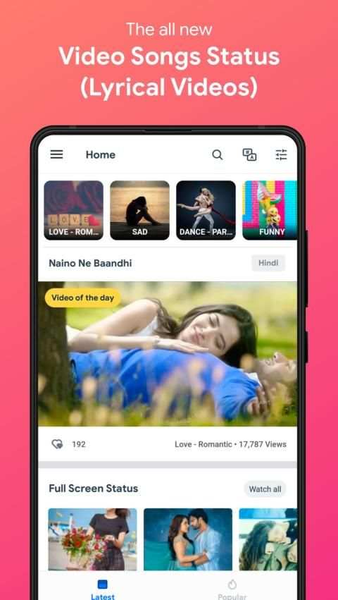 Video Songs Status (Lyrical Videos) - VidJoy screenshot 7