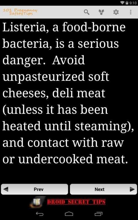 101 Pregnancy Safety Tips Free screenshot 2