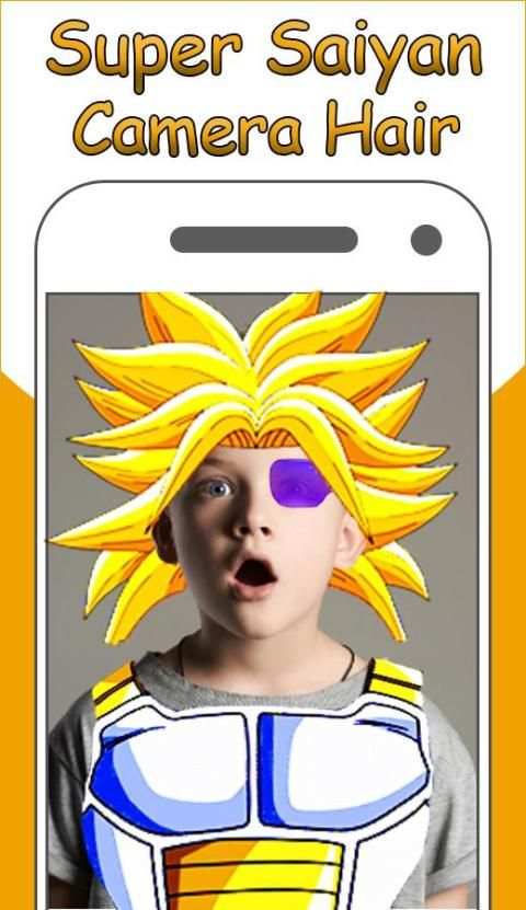 Super Saiyan Camera Hair 6 تصوير الشاشة