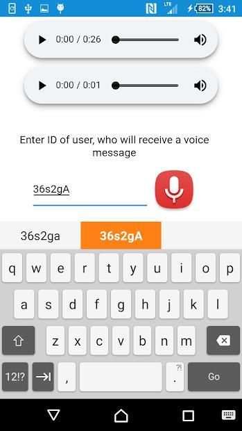 Online Voice Mssg Player 1 تصوير الشاشة