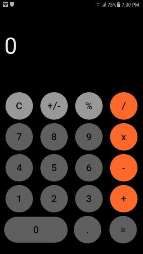 Calculadora iOS screenshot 2