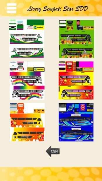 Skin Bus Sempati Star XDD screenshot 1