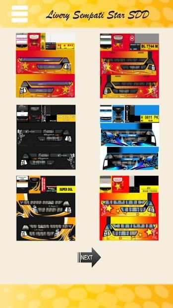Skin Bus Sempati Star XDD screenshot 2