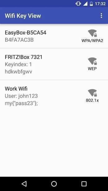 [root] Wifi Key View स्क्रीनशॉट 2
