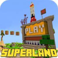 Superland 2.0 Realm [Minigame] [PVP] Map for MCPE