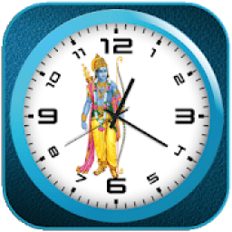 ikon Jai shree Ram clock live wallpaper