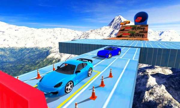 Impossible Extreme Car Tracks : Racing Stunts 2019 screenshot 1