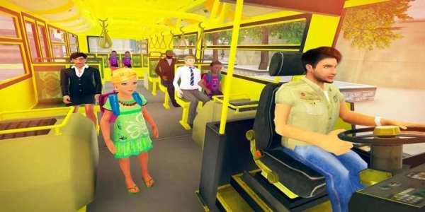 Real Coach Bus Simulator Games - Metro Shuttle Sim screenshot 1