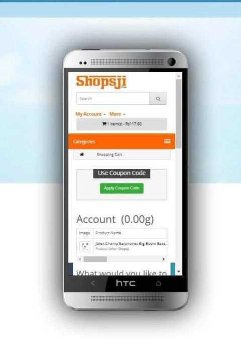 Shopsji Online Shopping App screenshot 1