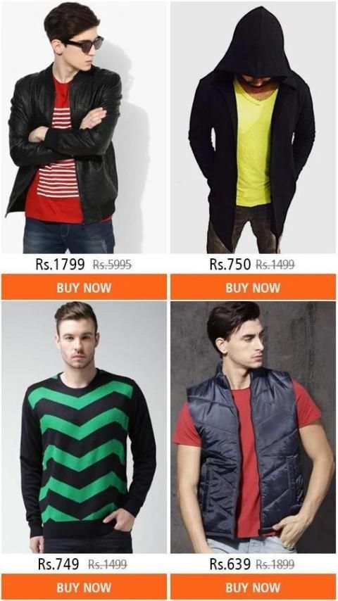 Men WinterWear Online shopping screenshot 4
