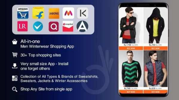 Men WinterWear Online shopping screenshot 1