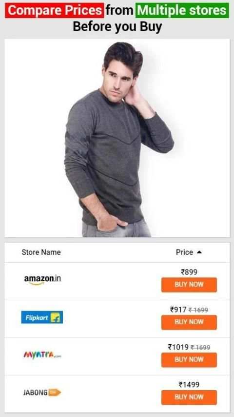 Men WinterWear Online shopping screenshot 2