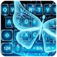 Blue Butterfly Keyboard Theme on 9Apps