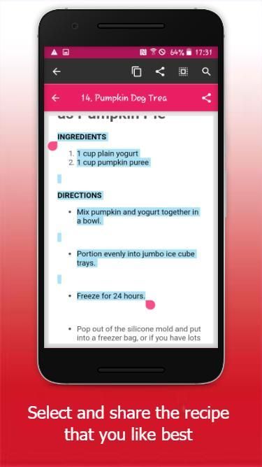 Dog Food Recipes: Dog Food App screenshot 1