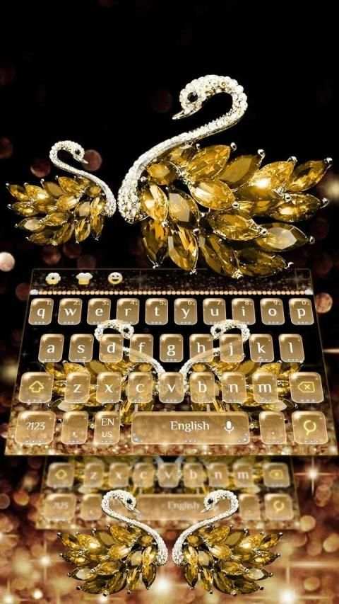 Diamond Swan Lovers Keyboard screenshot 2