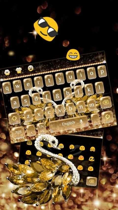 Diamond Swan Lovers Keyboard screenshot 3