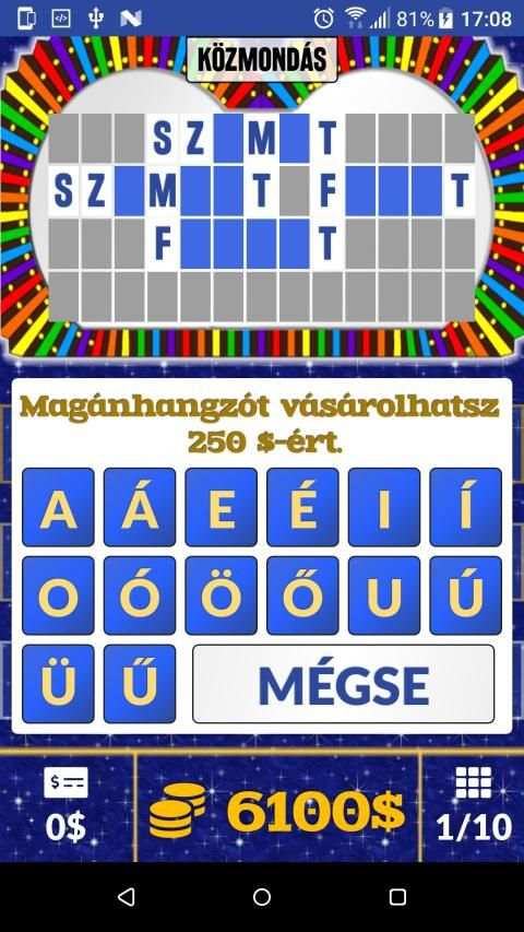 Szerencsekerék screenshot 7