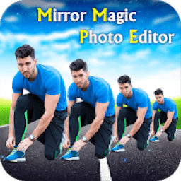 Mirror Photo -Crazy Mirror Photo Effect आइकन