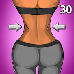 HourGlass Body Workout: 30Day Small Waist Big Butt