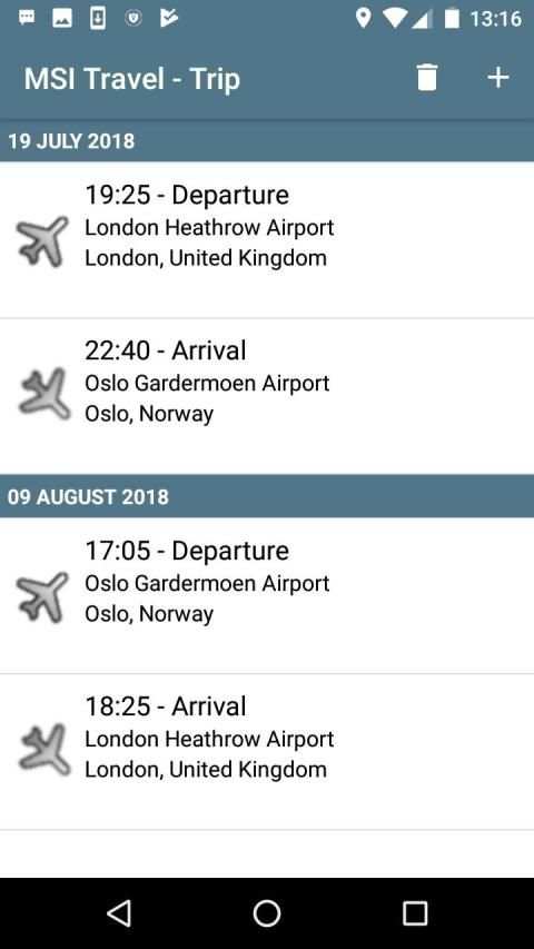 MSI Travel screenshot 4