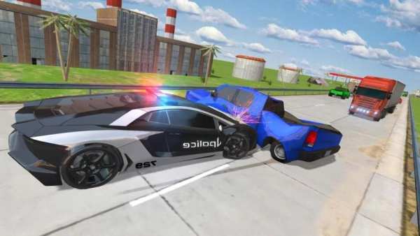 Police Car Driving Traffic स्क्रीनशॉट 5