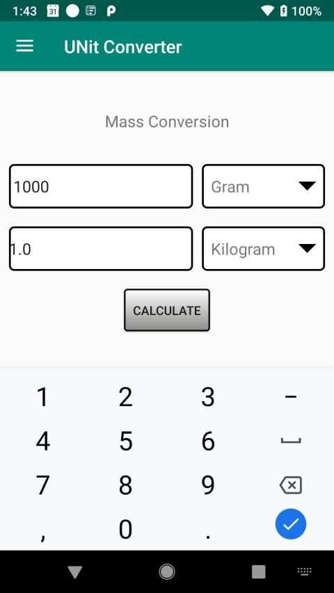 UNit Converter screenshot 1