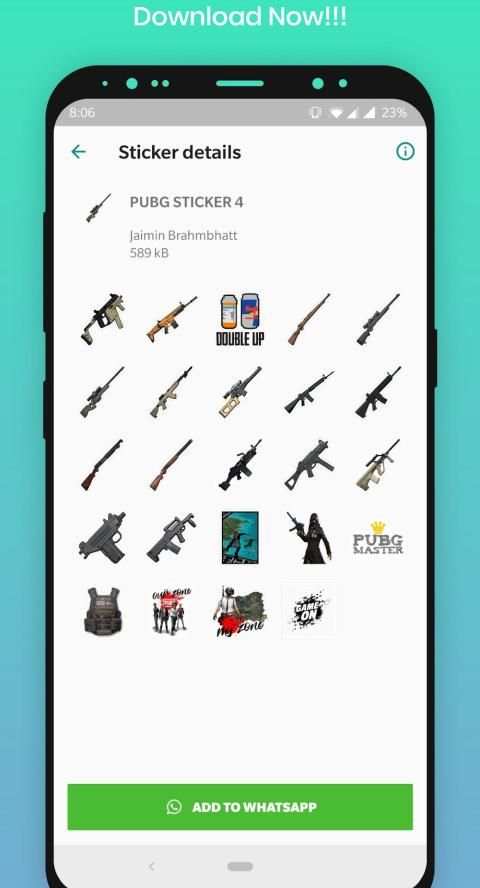 PUBG WA Stickers screenshot 2