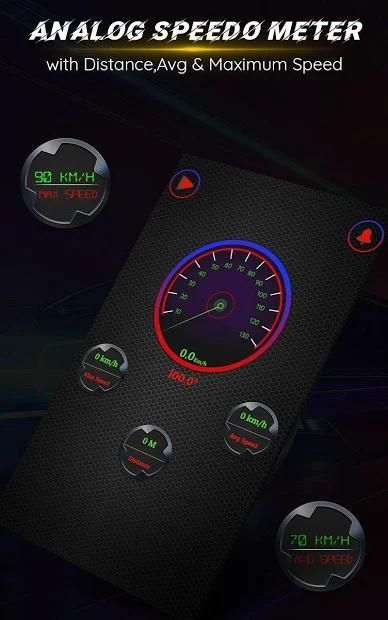 GPS Speedometer-HUD Odometer View: Distance Meter screenshot 2
