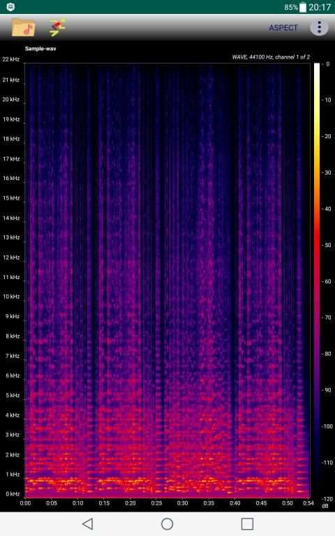 Aspect - Audio Files Spectrogram Analyzer स्क्रीनशॉट 29