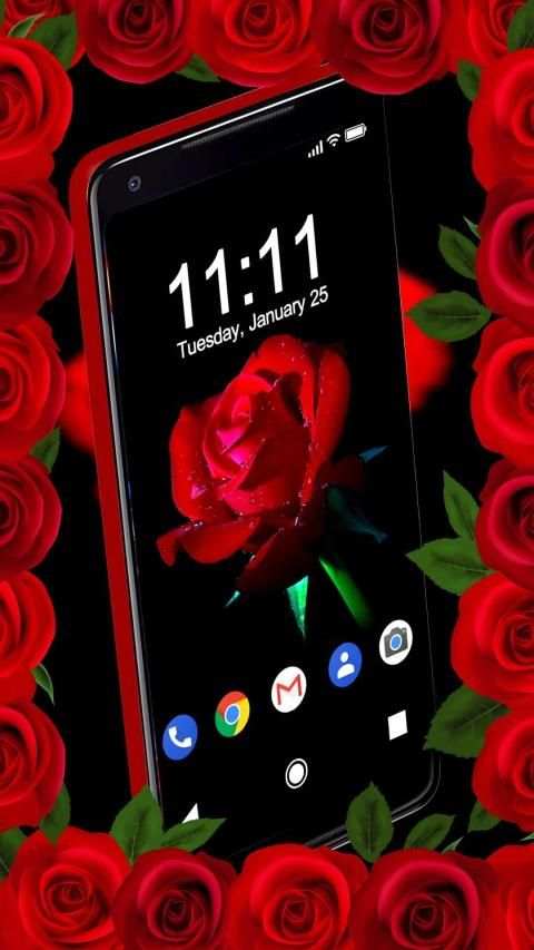 Red Rose APUS Live Wallpaper screenshot 6