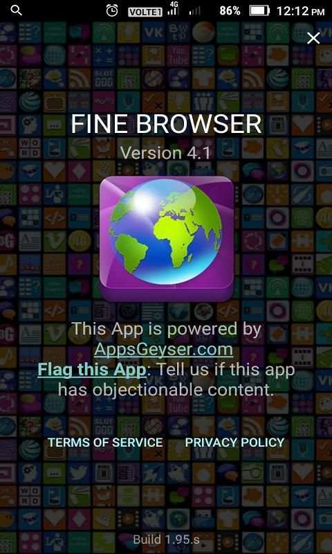 FINE BROWSER screenshot 1
