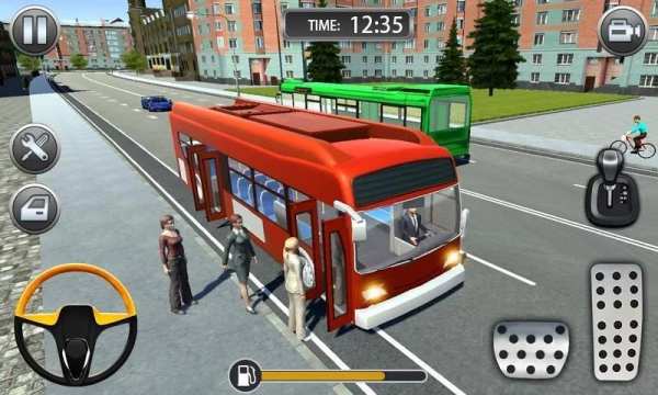 Bus Driving Sim 2019 - Bus Driving Free Ride स्क्रीनशॉट 2
