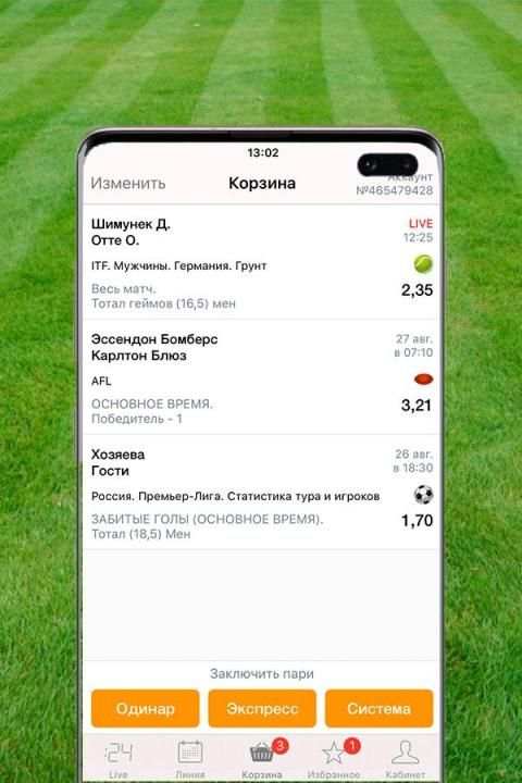 лига ставок мобильная версия screenshot 1