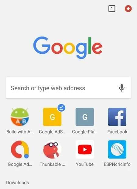 Quick Browser screenshot 1