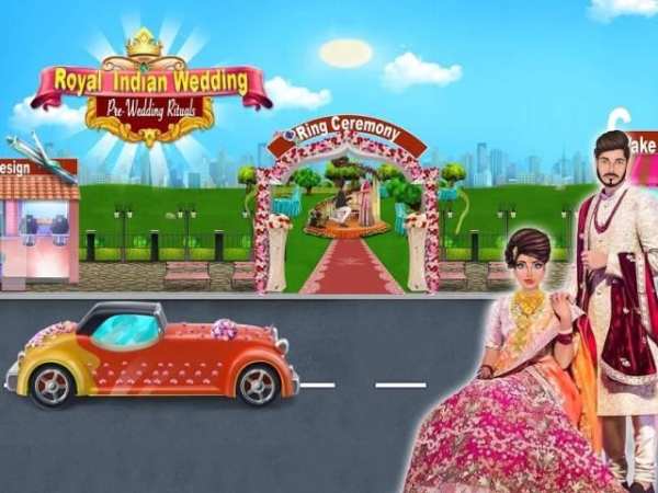 Royal Indian Engagement - Pre Wedding Rituals Game screenshot 2