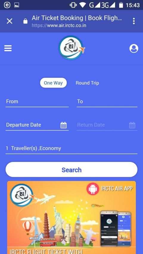 IRCTC Mobile Ticketing स्क्रीनशॉट 1