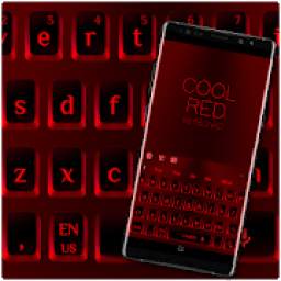 Cool Red Black Keyboard