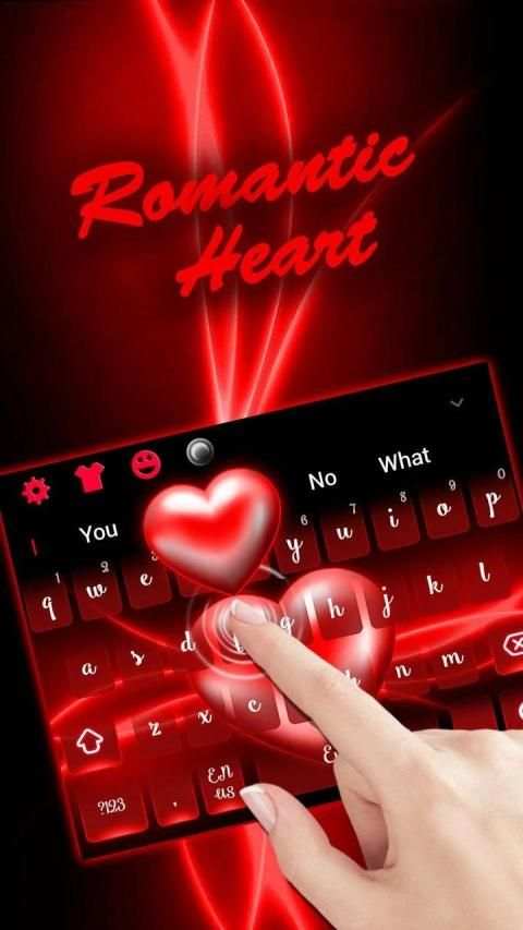 Romantic Love Heart Keyboard screenshot 11