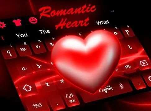 Romantic Love Heart Keyboard screenshot 4